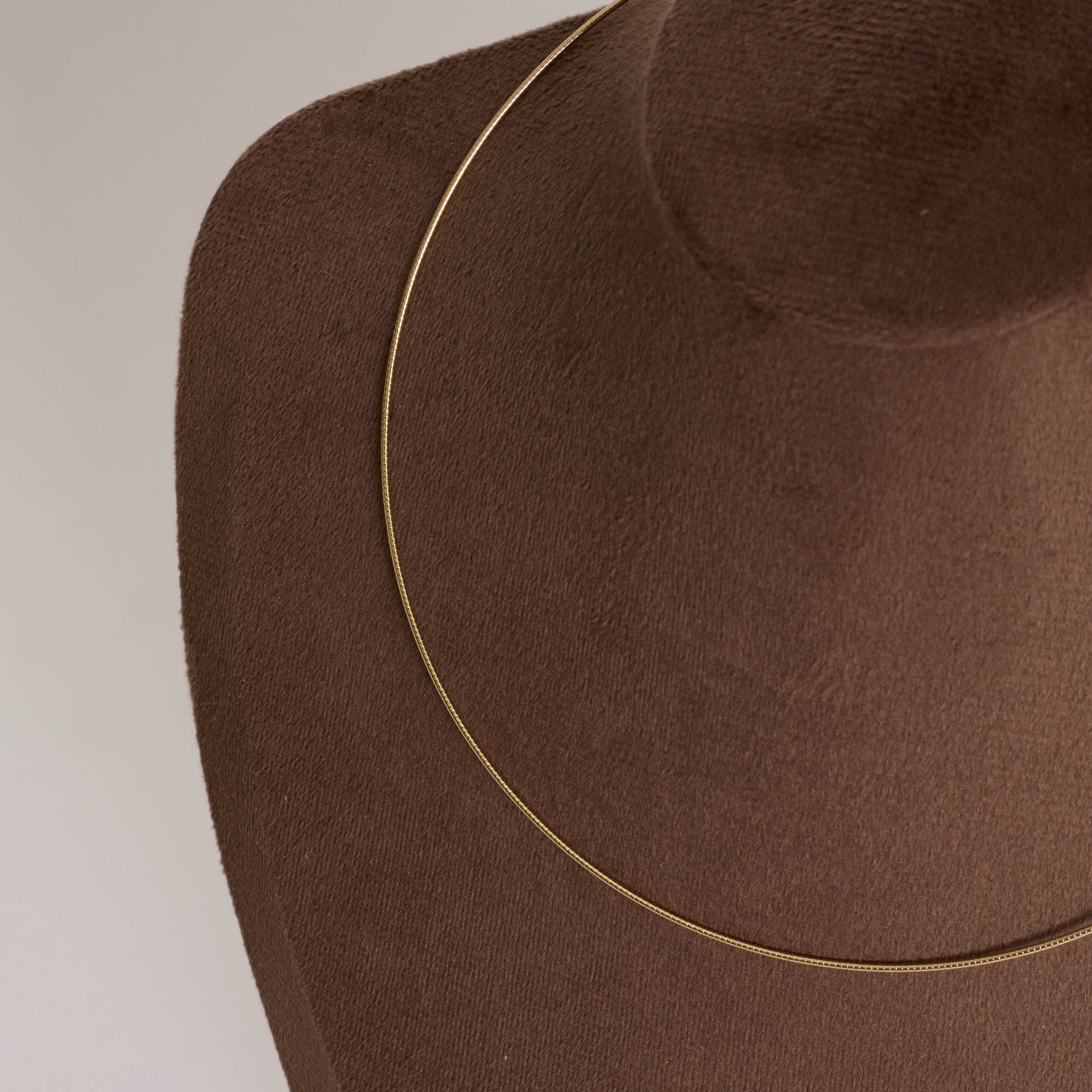 Choker aro fio maleável