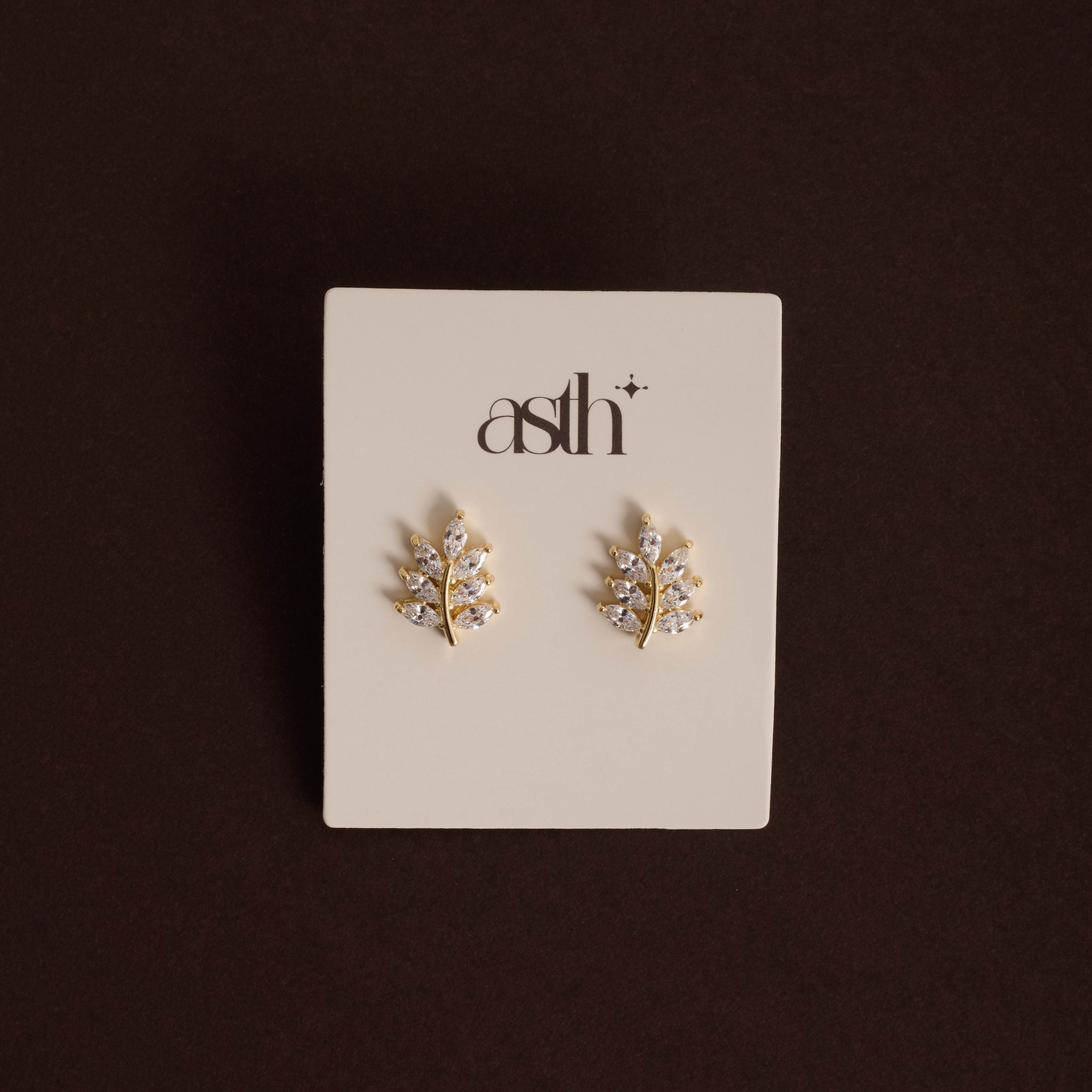 Brinco hera cravejada 15mm