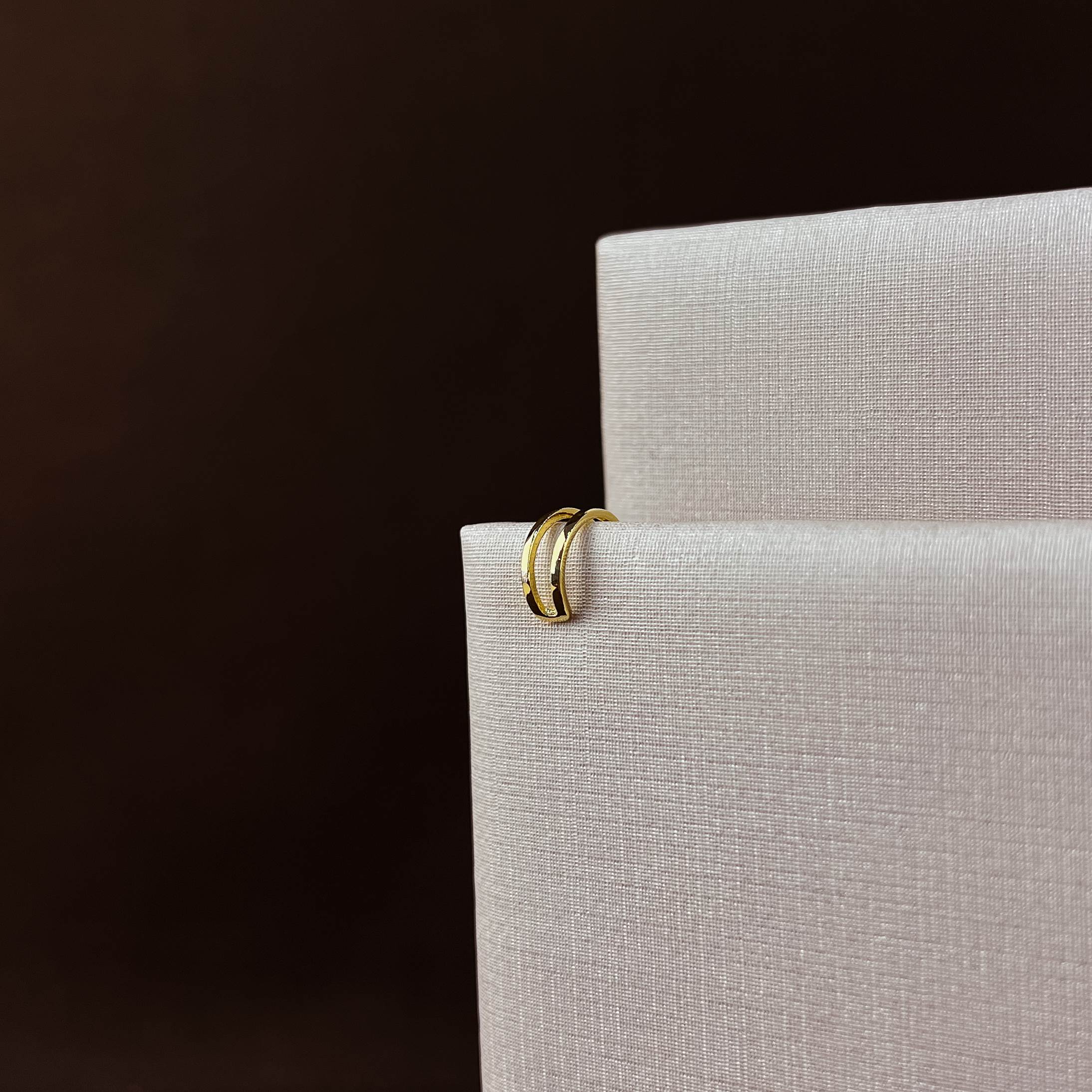 Piercing fake argola lisa 2 fios