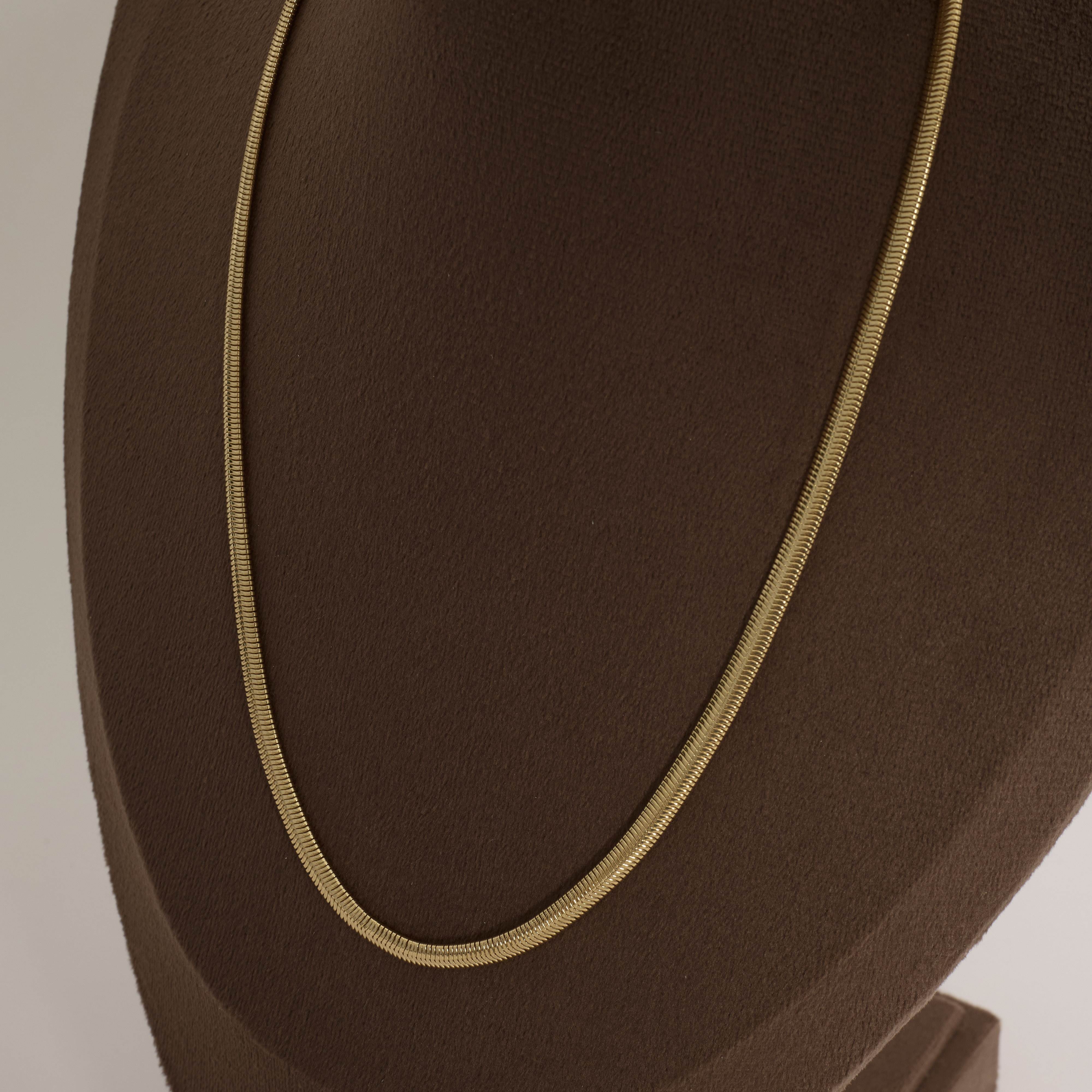 Corrente lacraia 4mm 45cm com alongadora