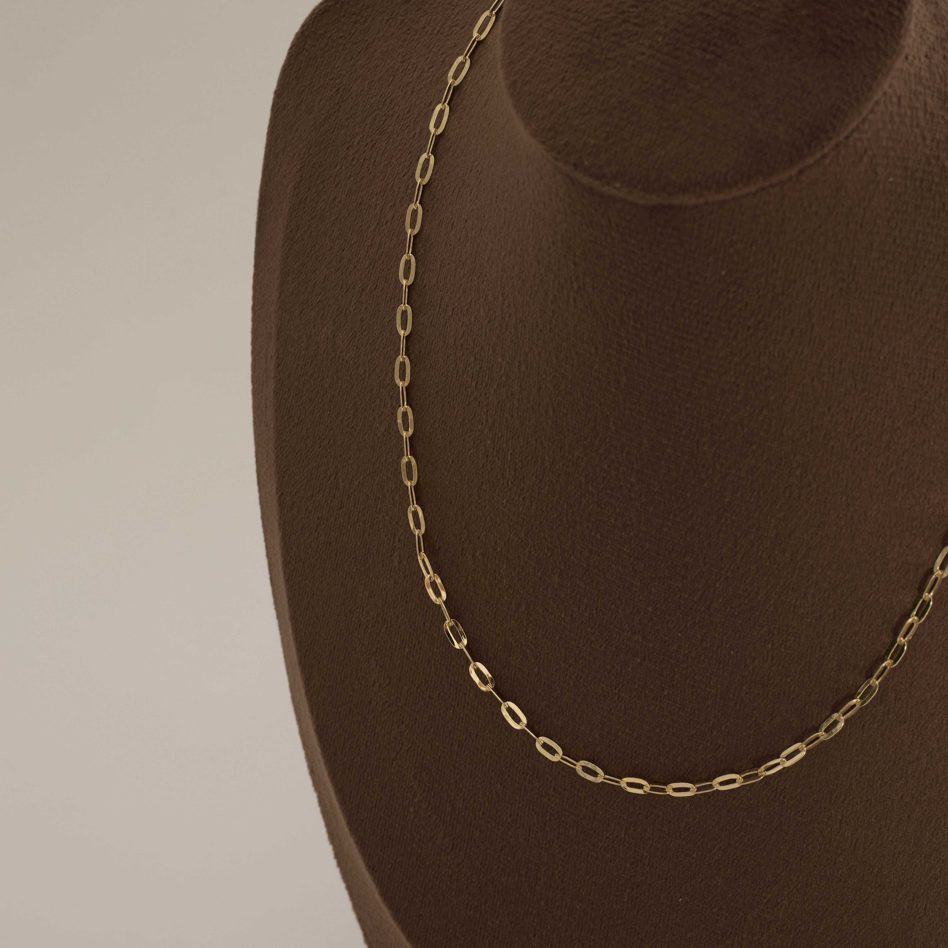 Corrente cadeado 2.6mm 40cm com alongadora