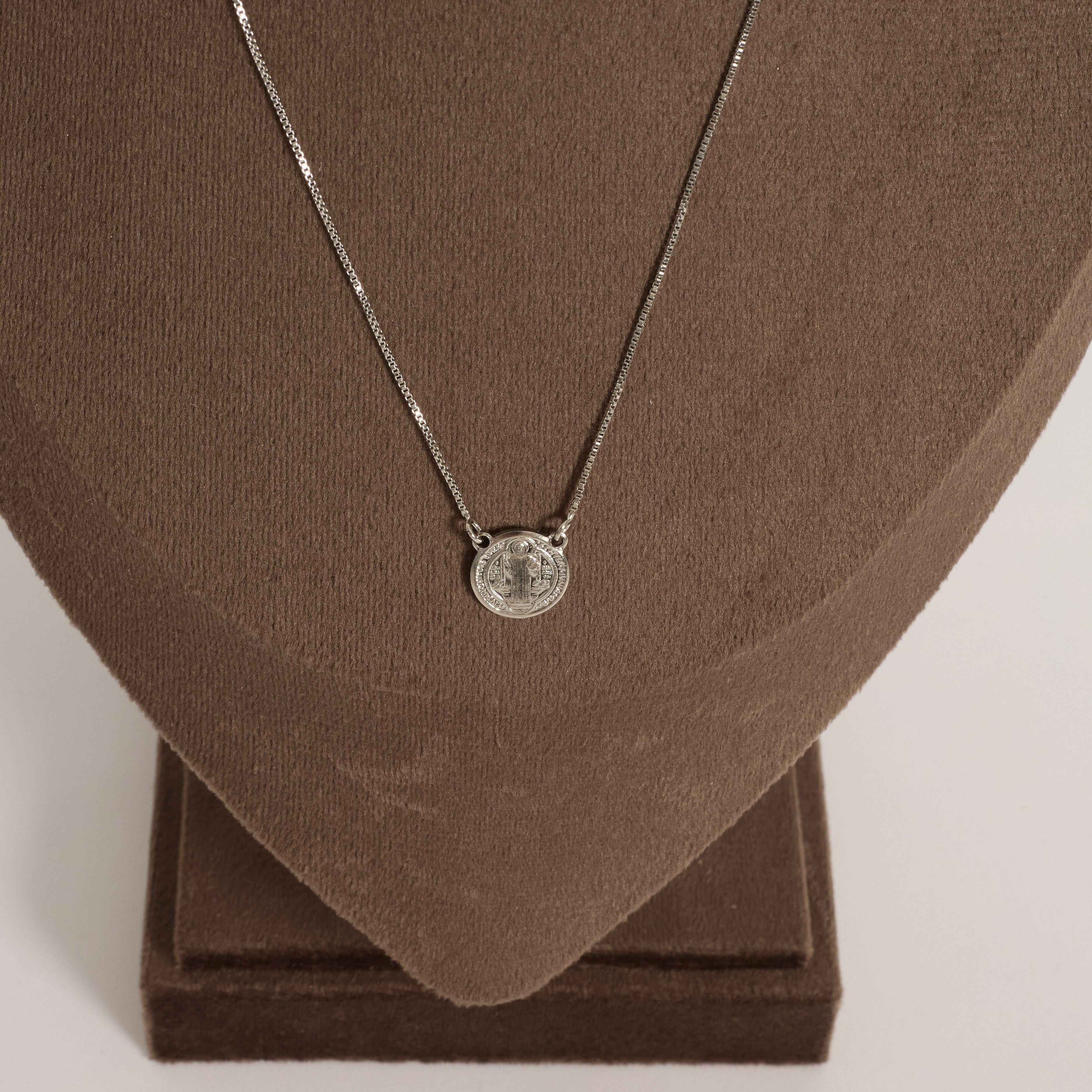 Escapulário medalhas São Bento 0.8 60cm