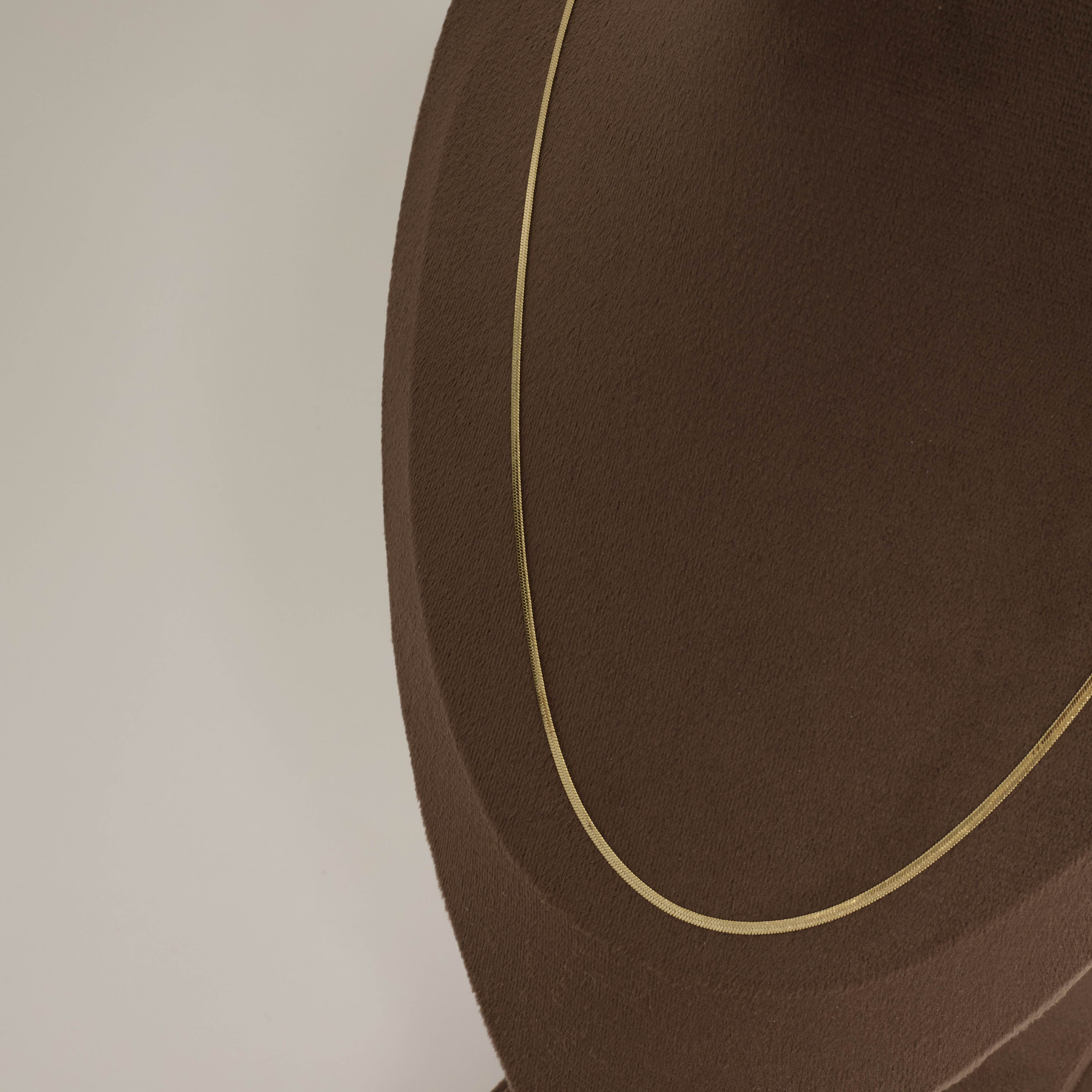 Corrente fita laminada 2mm 60cm com alongadora