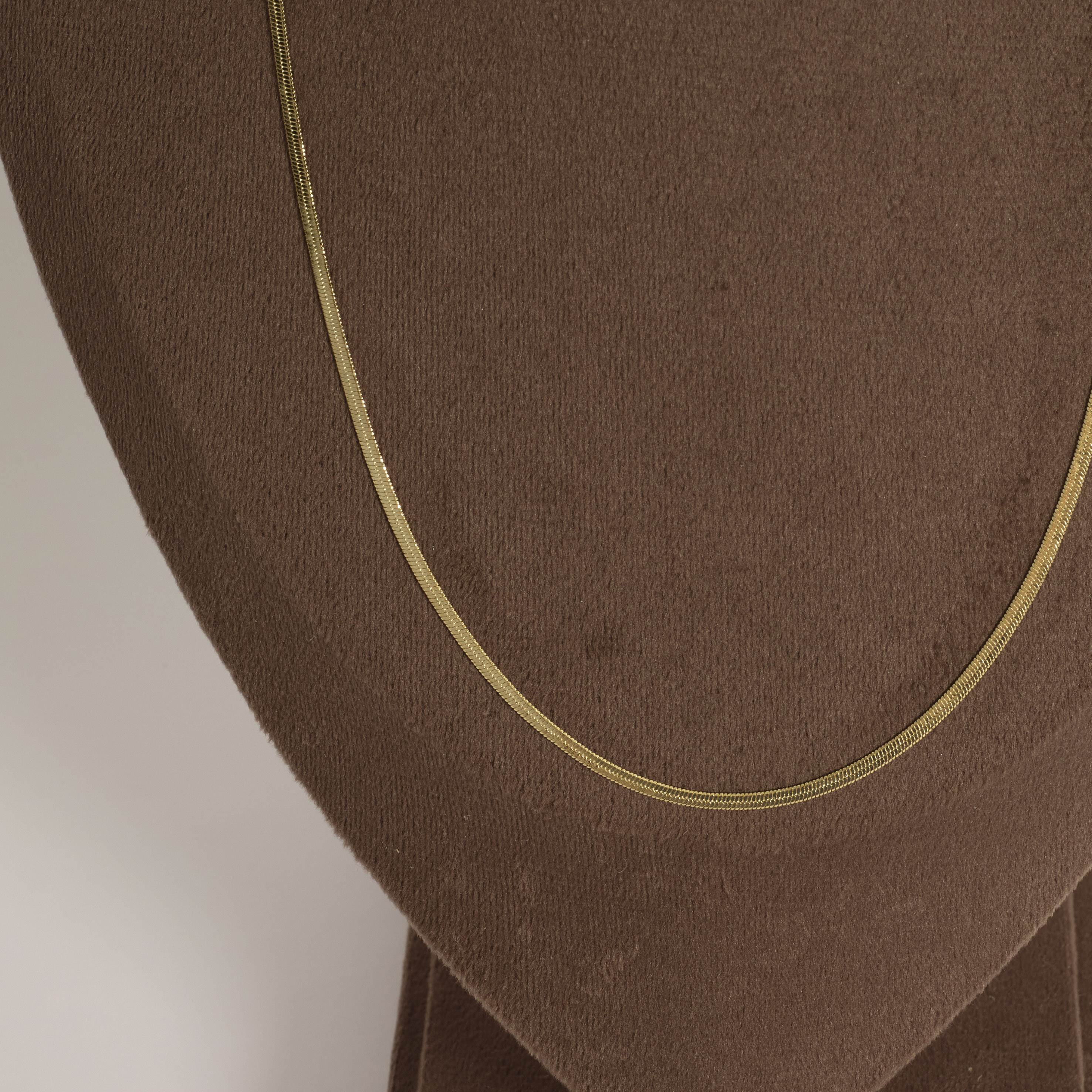 Corrente fita laminada 2mm 50cm com alongadora