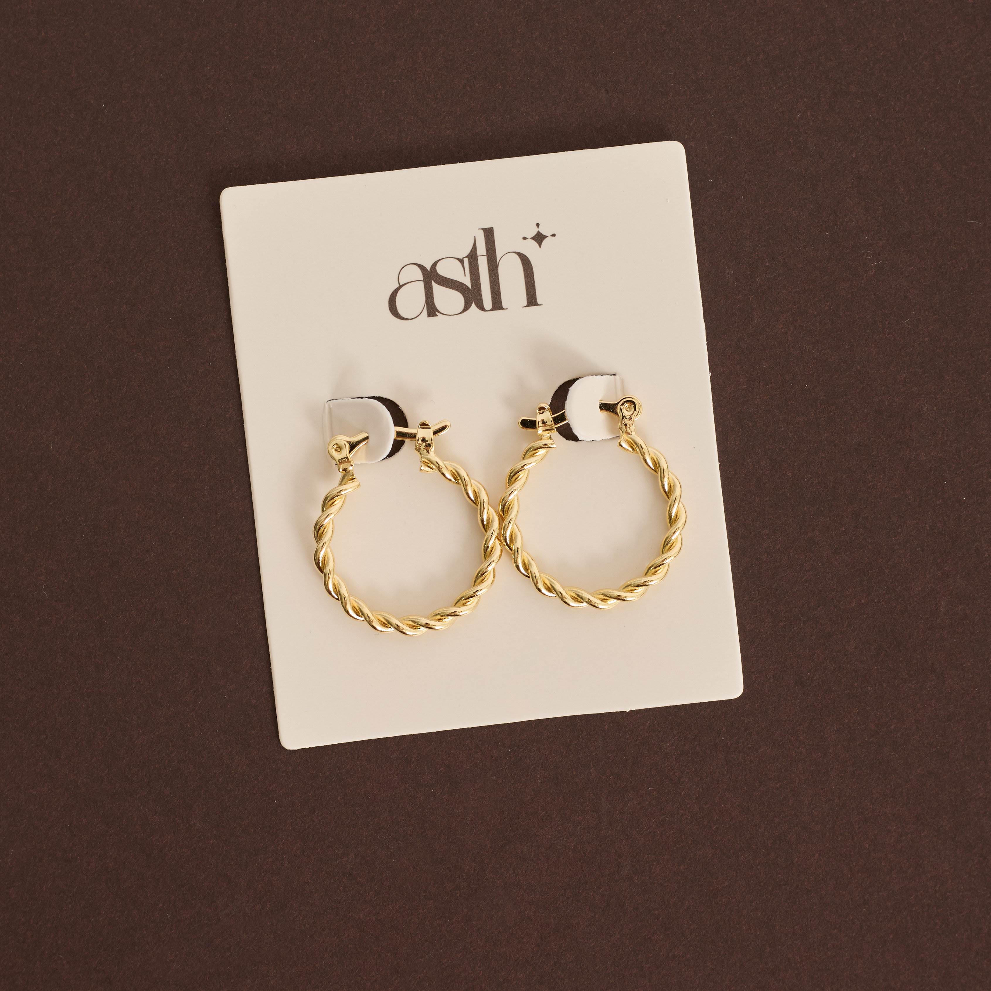 Argola trançada 20mm trava