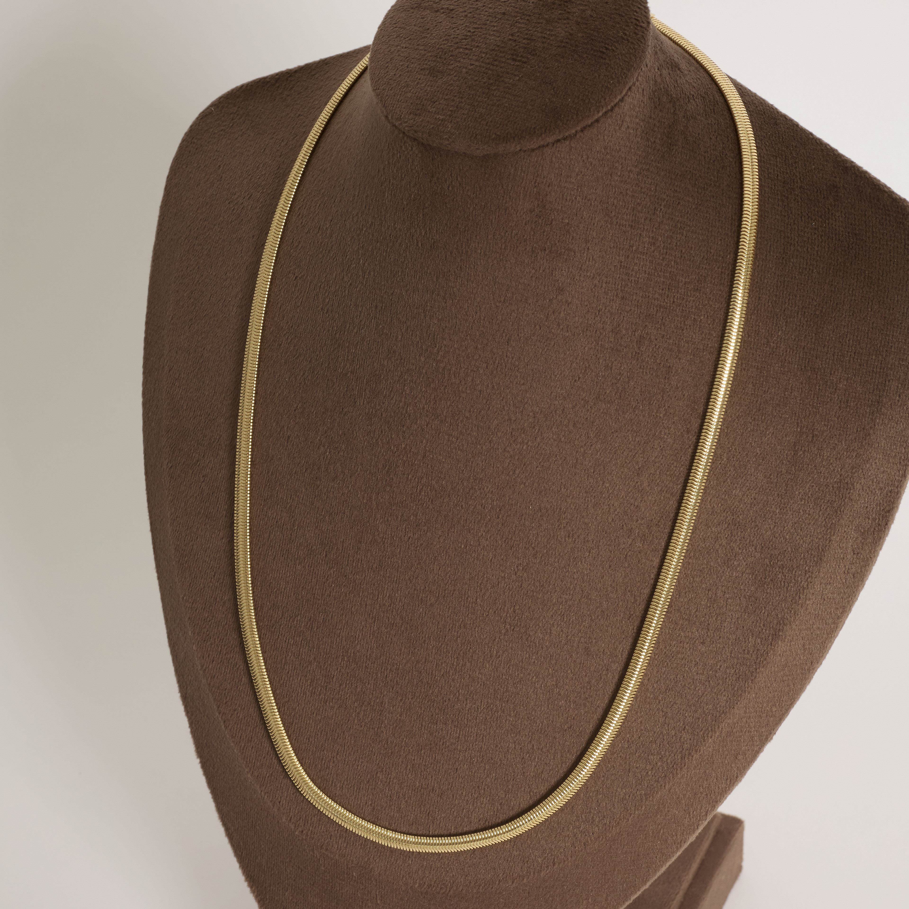 Corrente lacraia 4mm 50cm com alongadora