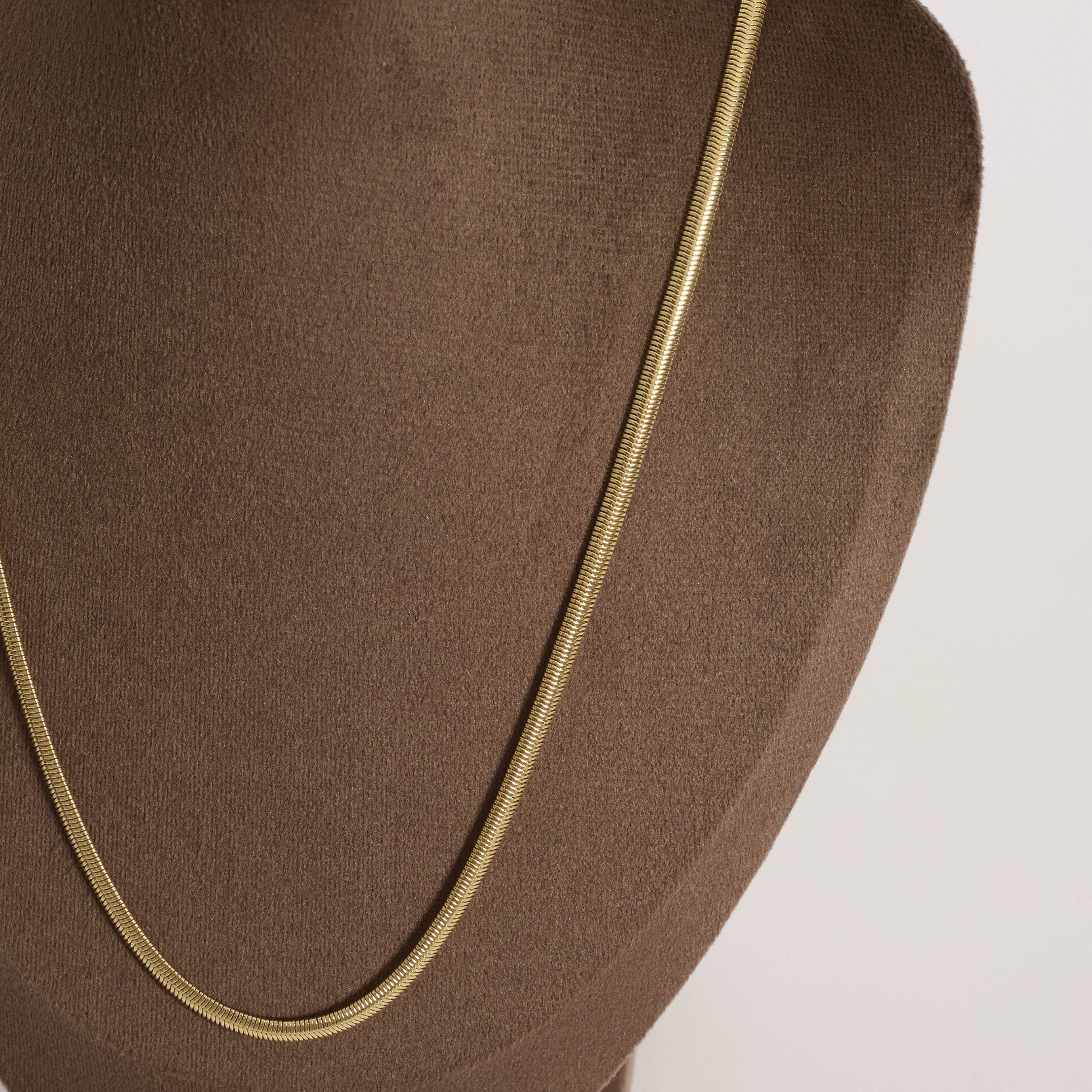 Corrente lacraia 4mm 60cm com alongadora